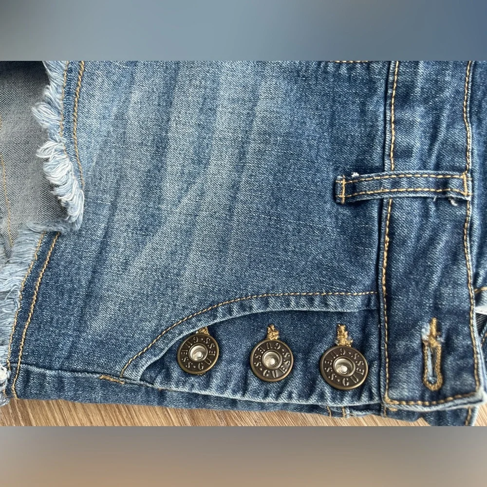 GUESS DENIM ROMPER XS EUC - Picture 7 of 8